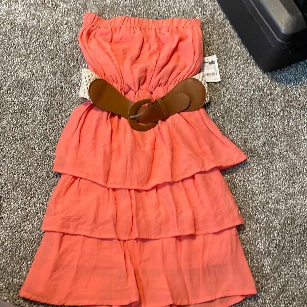 Strapless dress